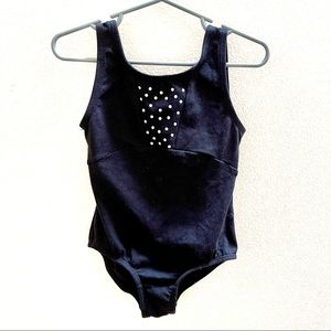 Toddler girl 4T dance gymnastics black leotard
